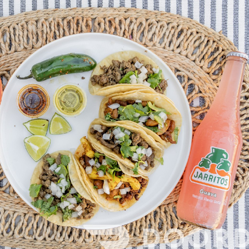 Tacos La Más Fregona_Five Tacos Combo